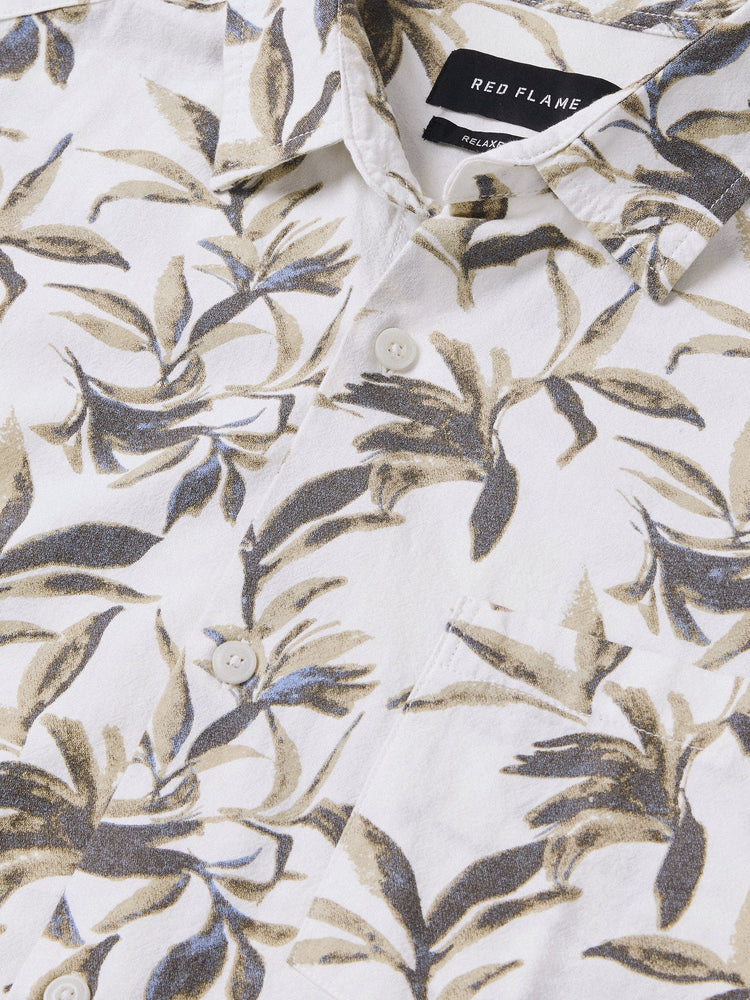 Relaxed Fit Floral Print Shirt