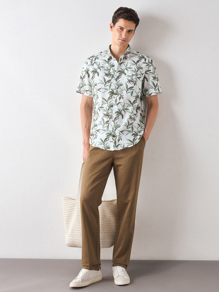 Relaxed Fit Floral Print Shirt