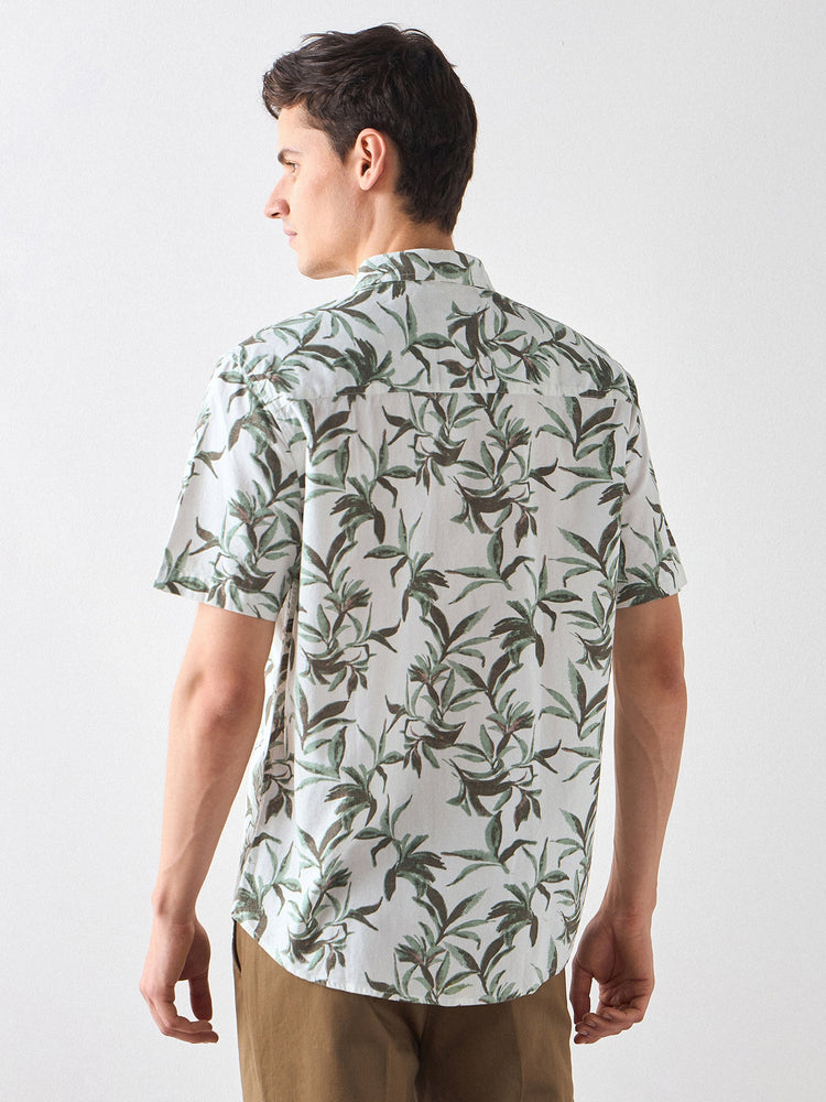 Relaxed Fit Floral Print Shirt