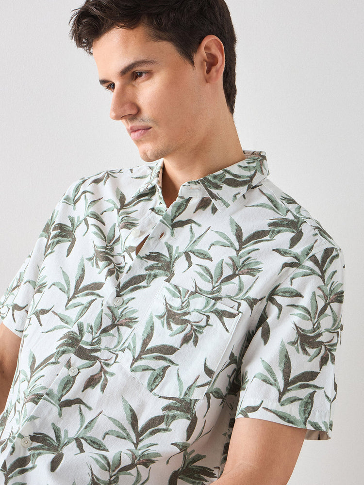 Relaxed Fit Floral Print Shirt