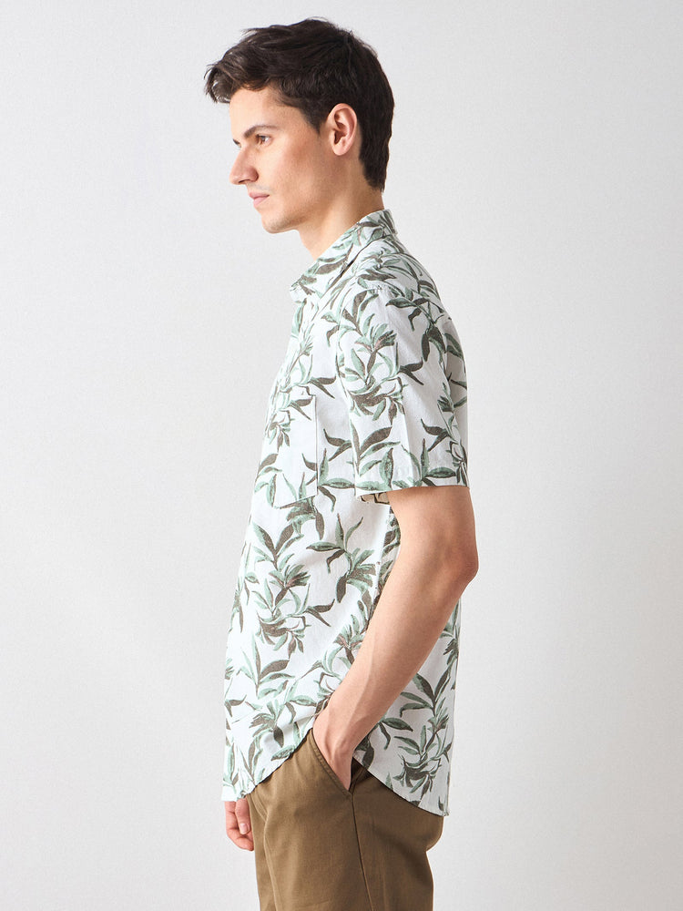 Relaxed Fit Floral Print Shirt