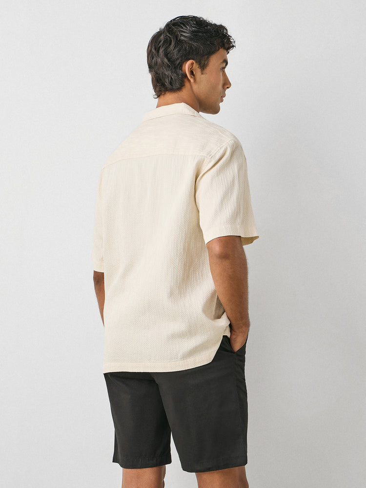 Boxy Fit Jacquard Shirt