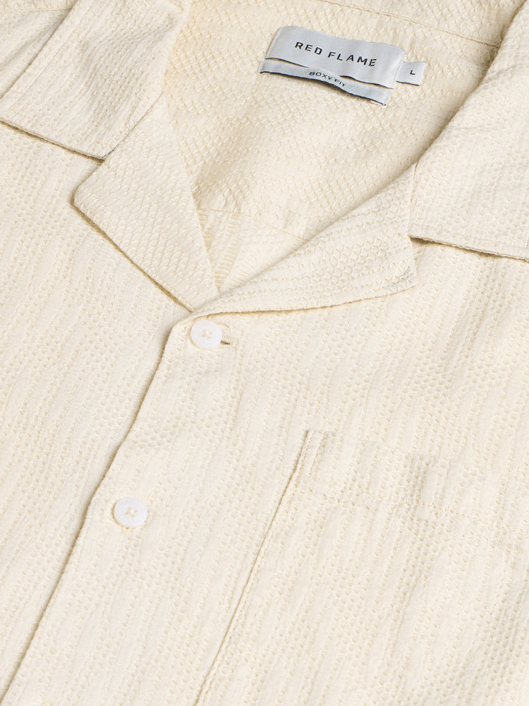 Boxy Fit Jacquard Shirt