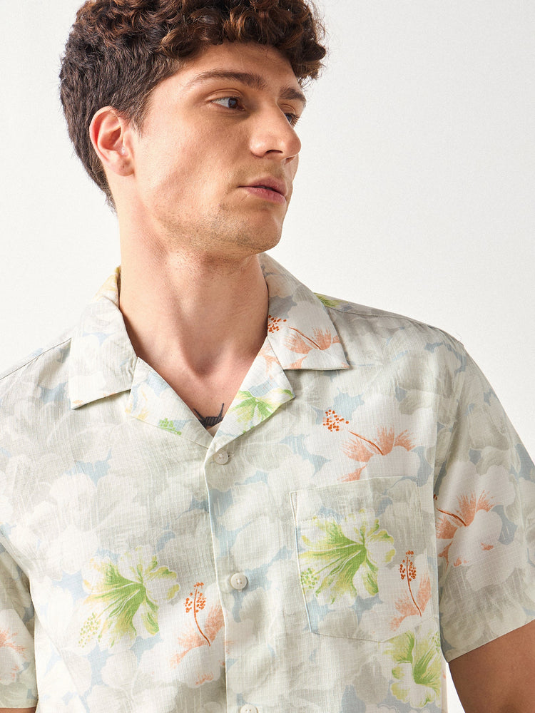 Relaxed Fit Floral Print Shirt