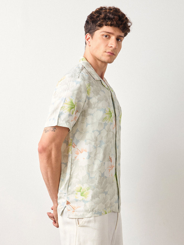 Relaxed Fit Floral Print Shirt