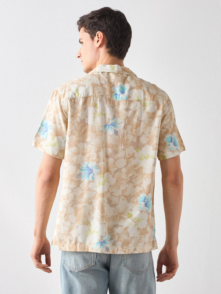 Relaxed Fit Floral Print Shirt