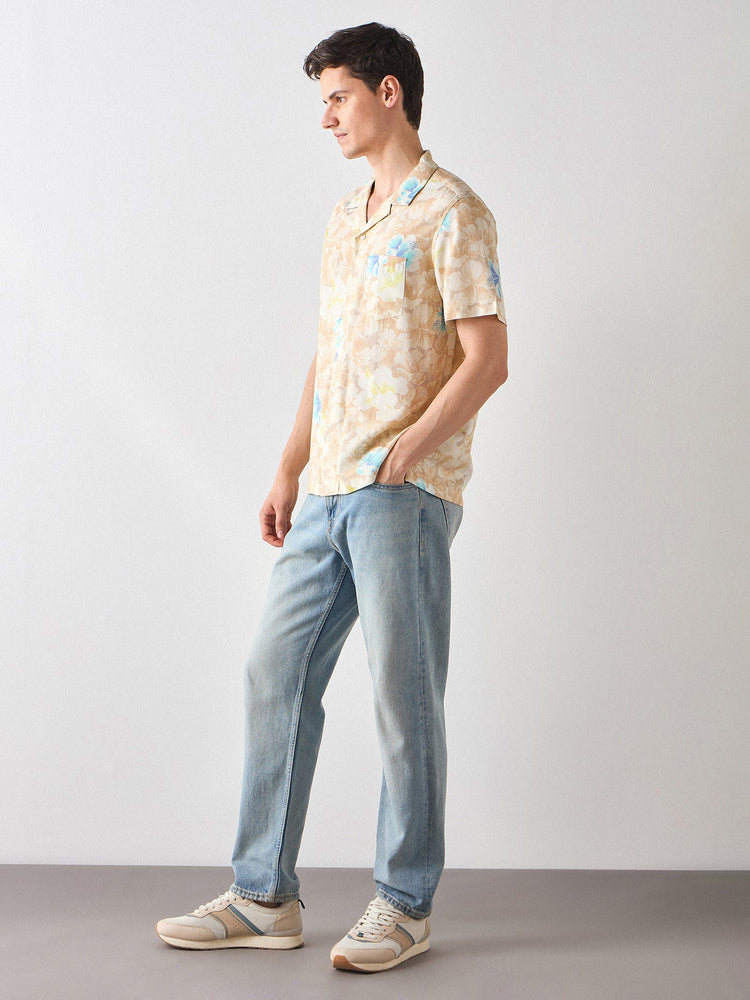Relaxed Fit Floral Print Shirt
