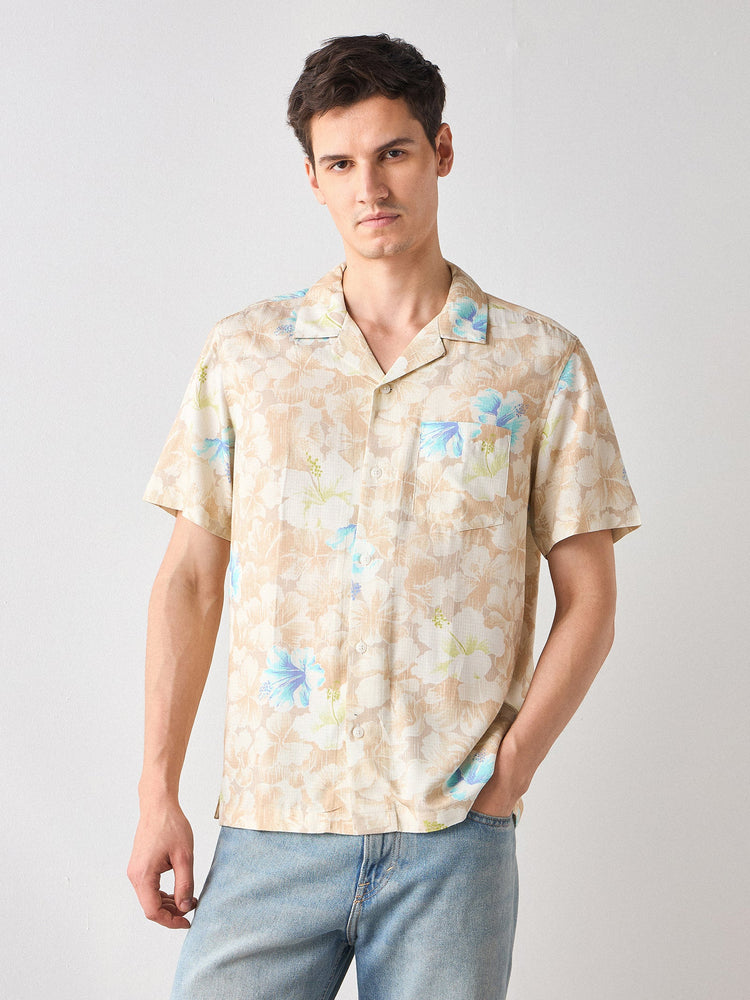 Relaxed Fit Floral Print Shirt