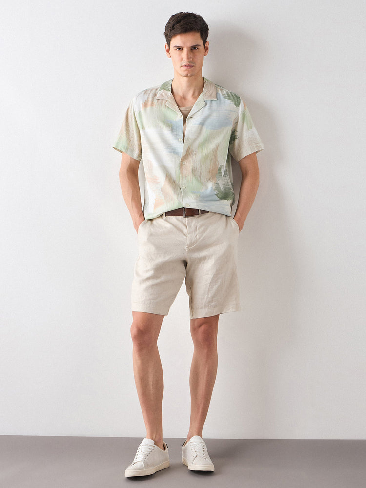 Relaxed Fit Abstract Print Shirt