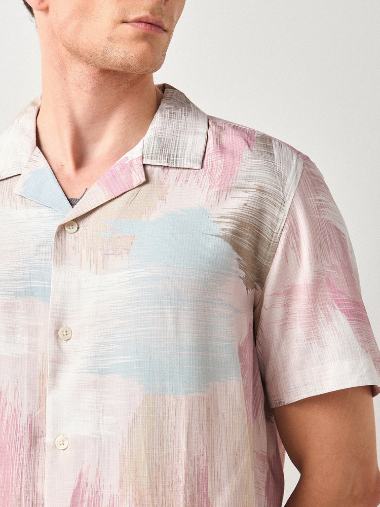 Relaxed Fit Abstract Print Shirt