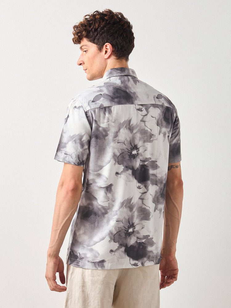 Relaxed Fit Floral Print Shirt