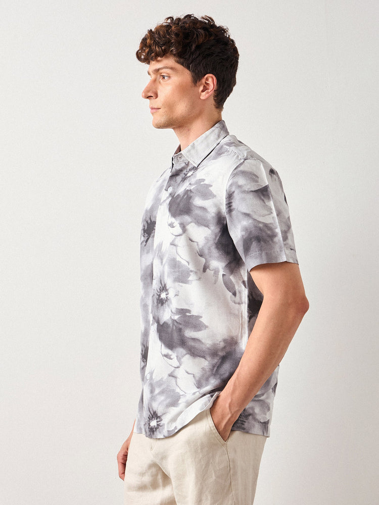 Relaxed Fit Floral Print Shirt