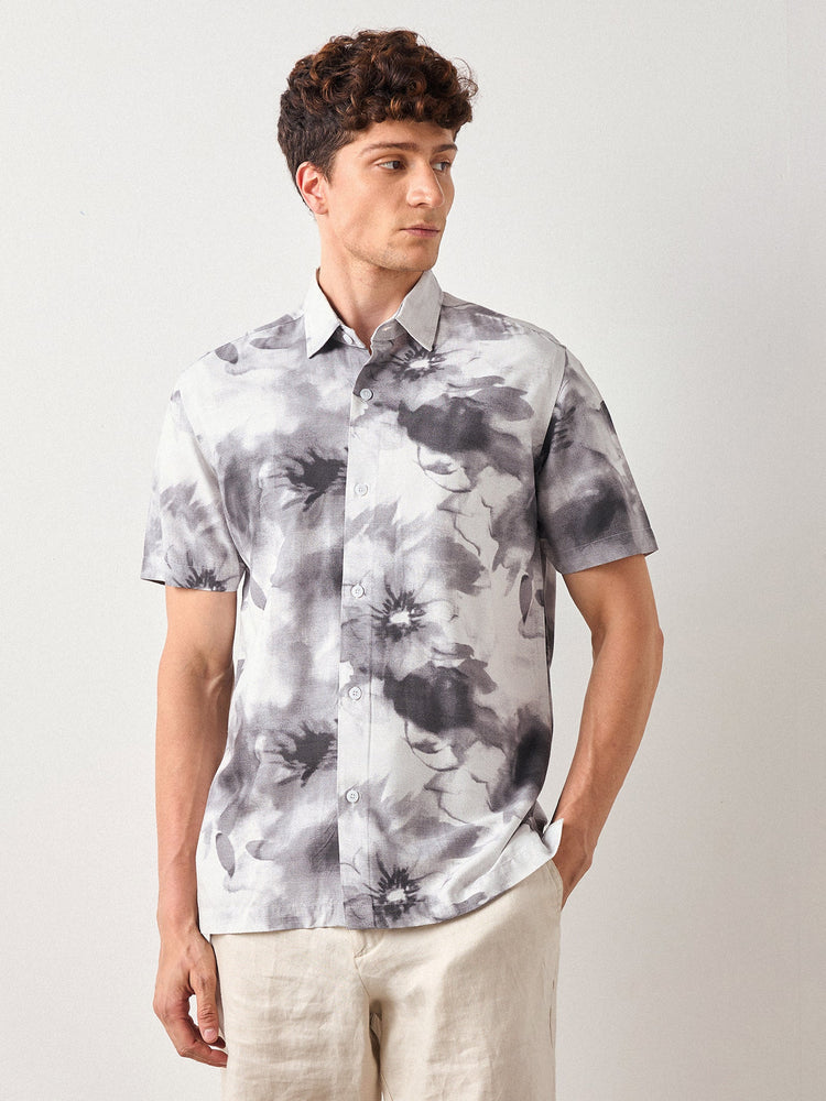 Relaxed Fit Floral Print Shirt