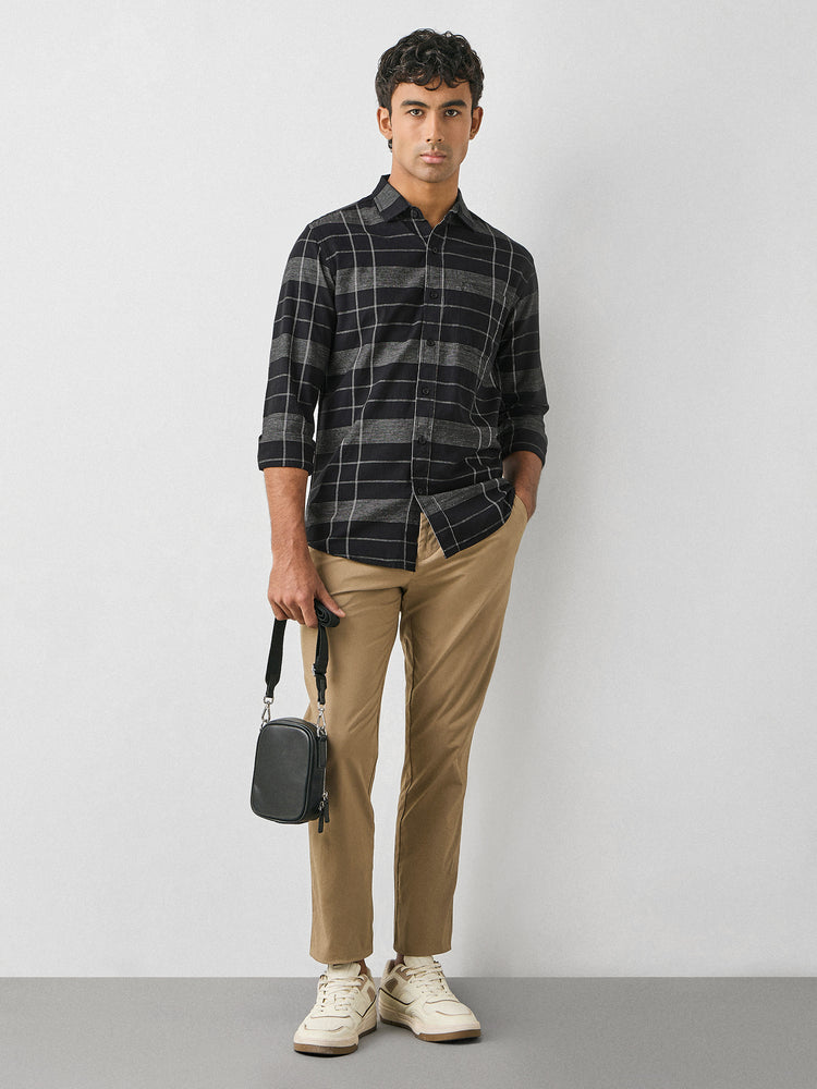 Linen Checked Shirt