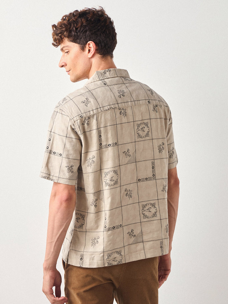 Relaxed Fit Floral Print Shirt
