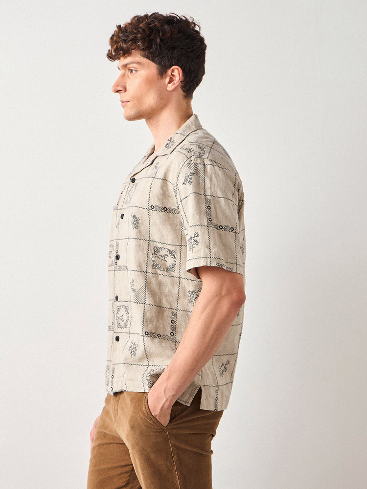 Relaxed Fit Floral Print Shirt