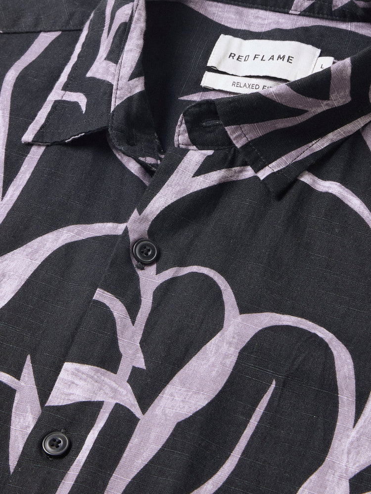 Relaxed Fit Abstract Print Shirt