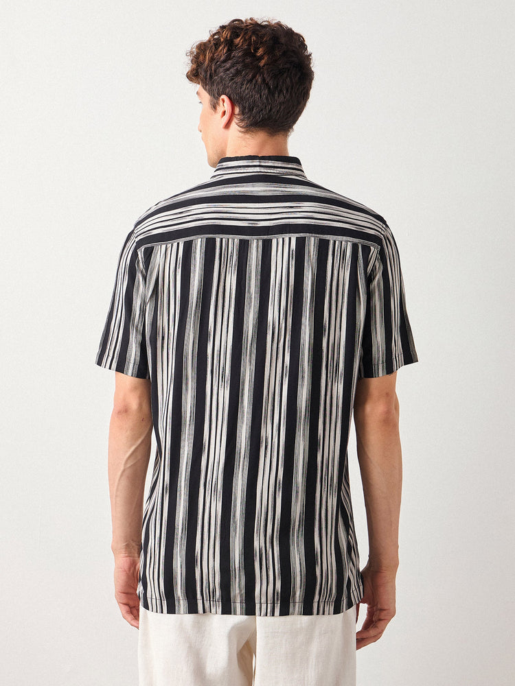 Relaxed Fit Striped Shirt