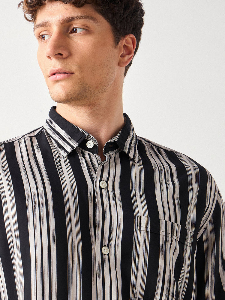 Relaxed Fit Striped Shirt