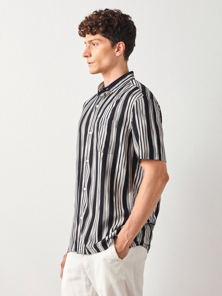 Relaxed Fit Striped Shirt