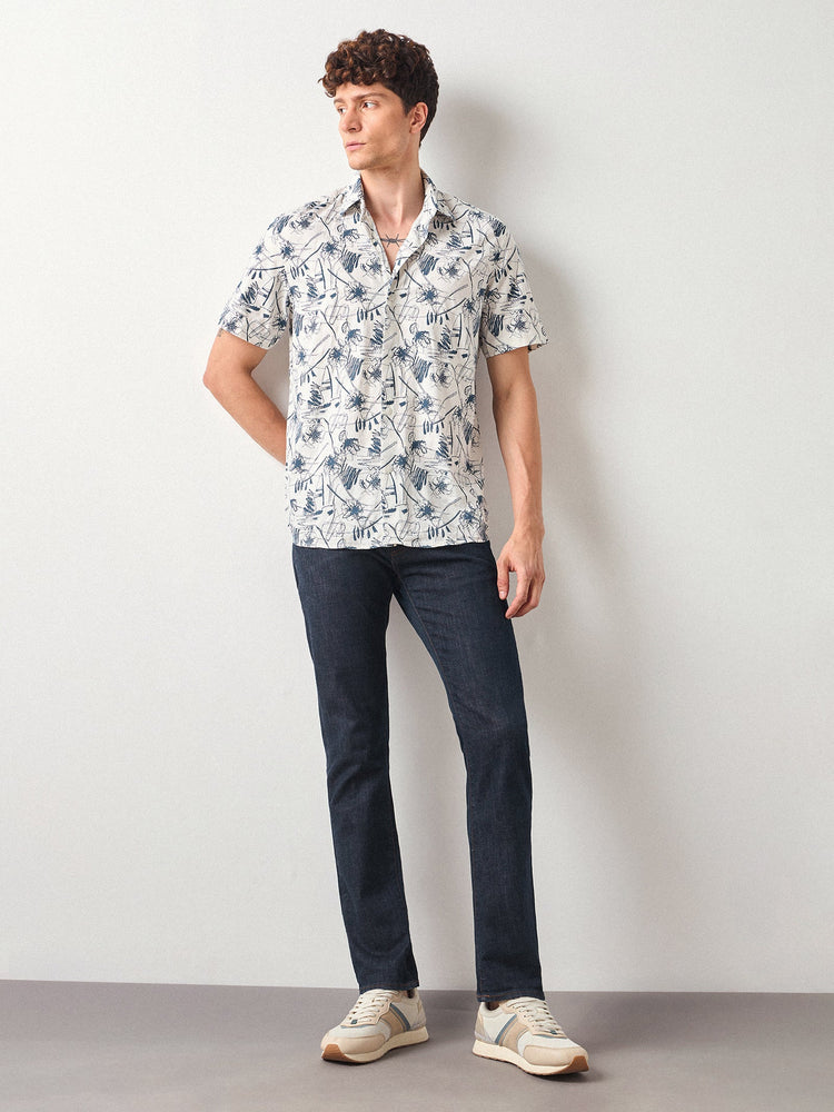 Relaxed Fit Floral Print Shirt