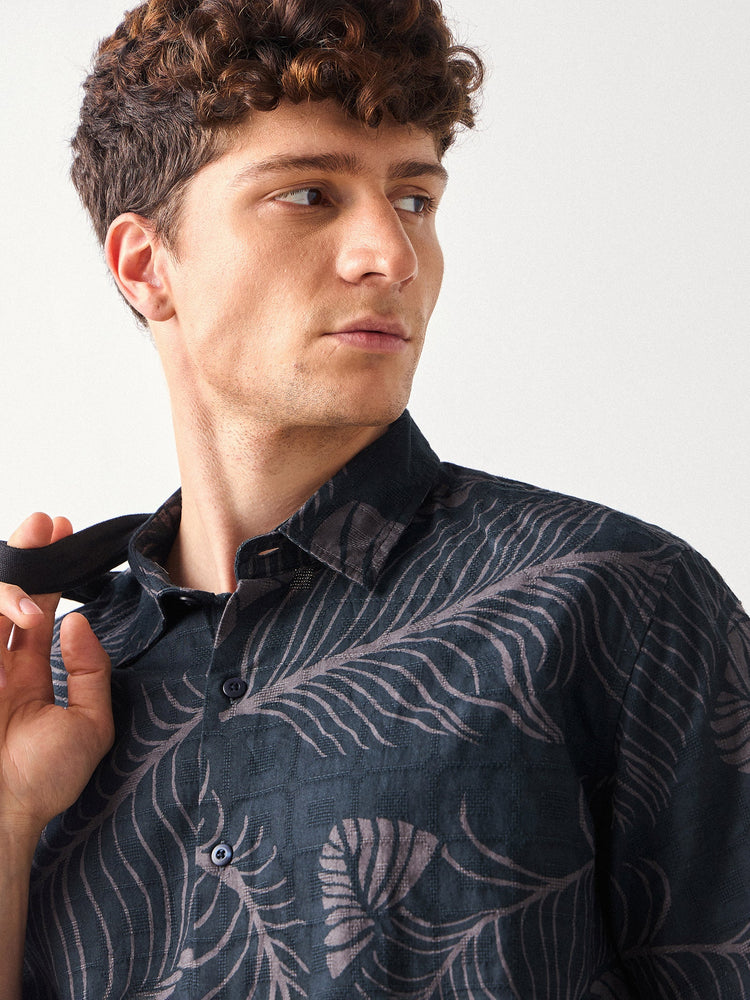 Relaxed Fit Paisley Print Shirt