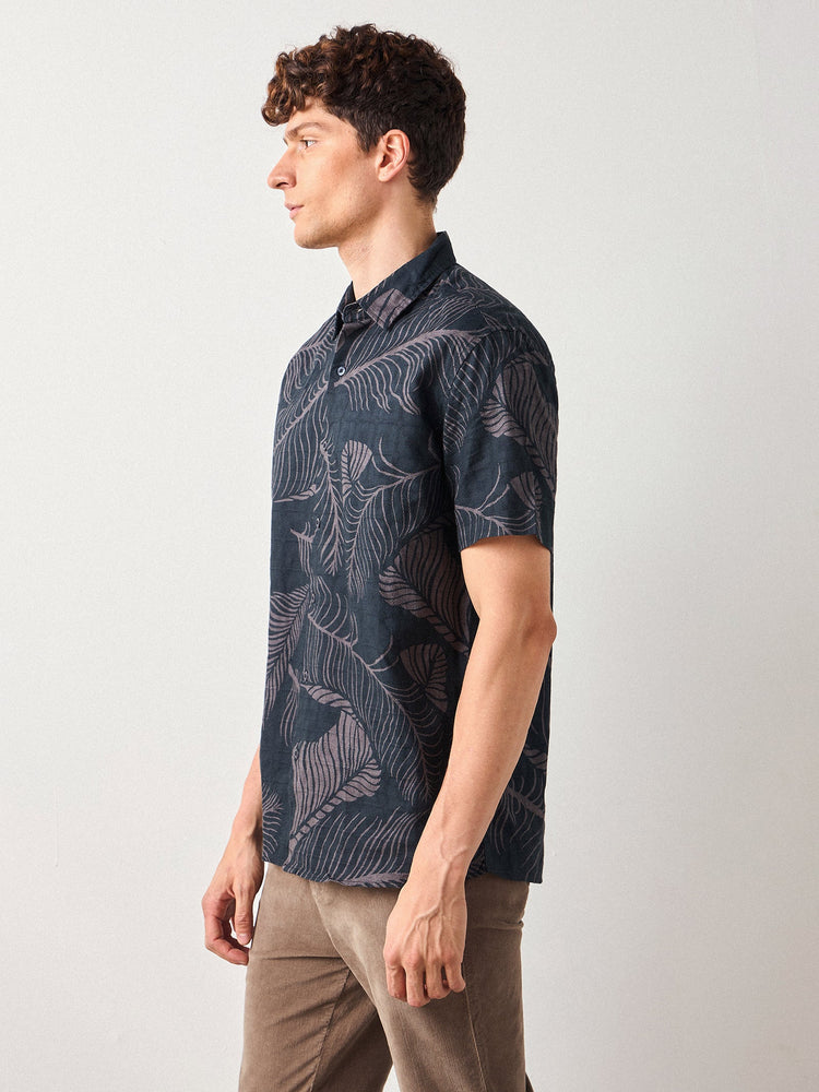 Relaxed Fit Paisley Print Shirt