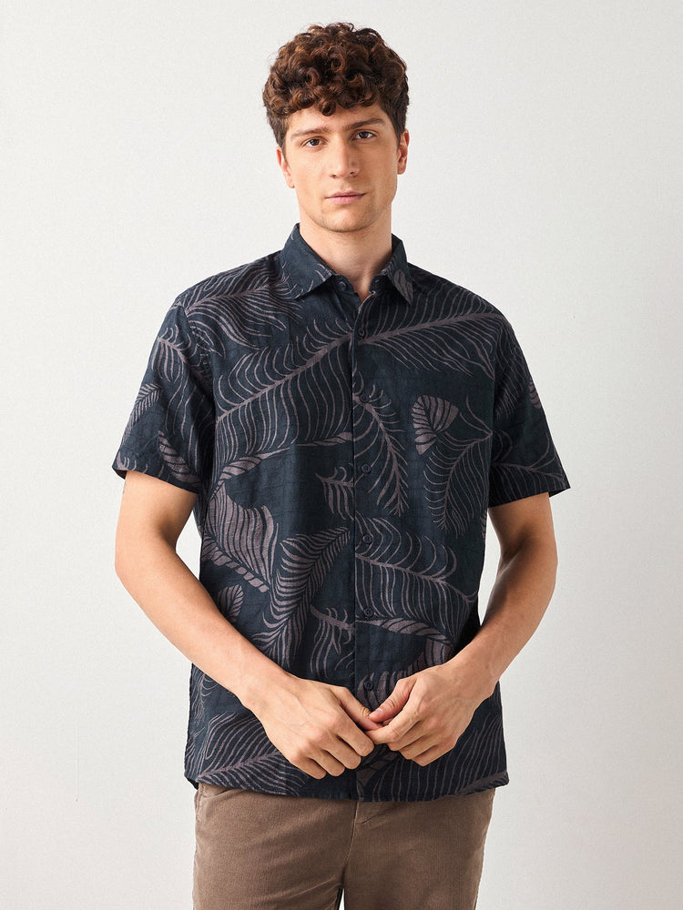Relaxed Fit Paisley Print Shirt