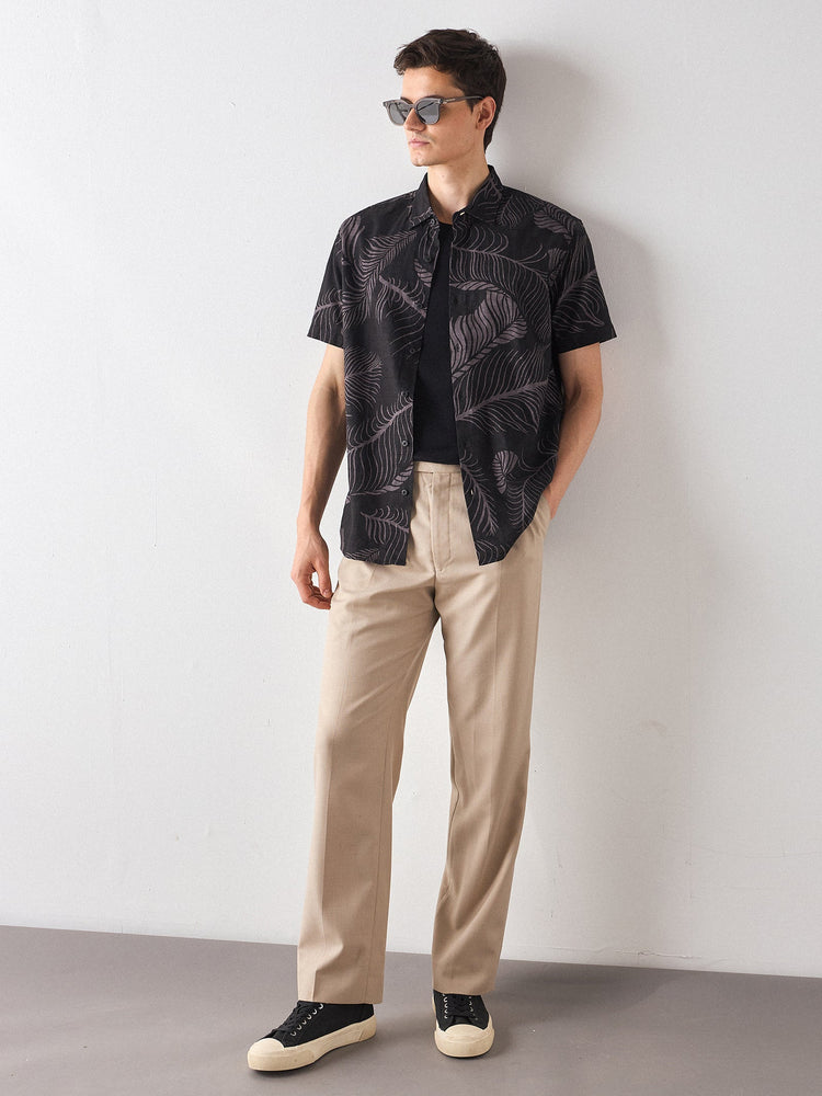 Relaxed Fit Paisley Print Shirt