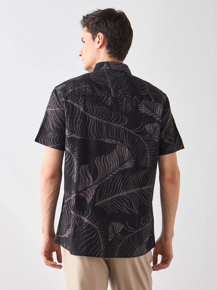 Relaxed Fit Paisley Print Shirt