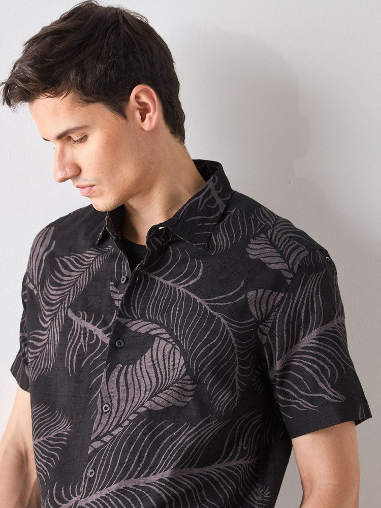 Relaxed Fit Paisley Print Shirt