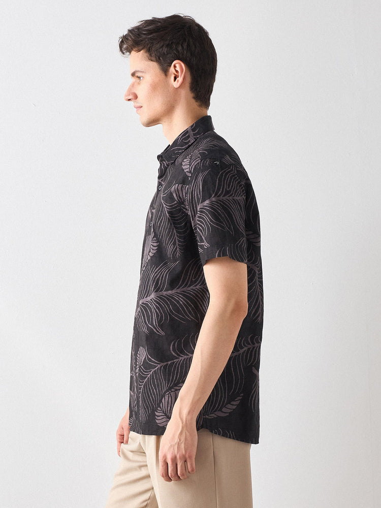 Relaxed Fit Paisley Print Shirt