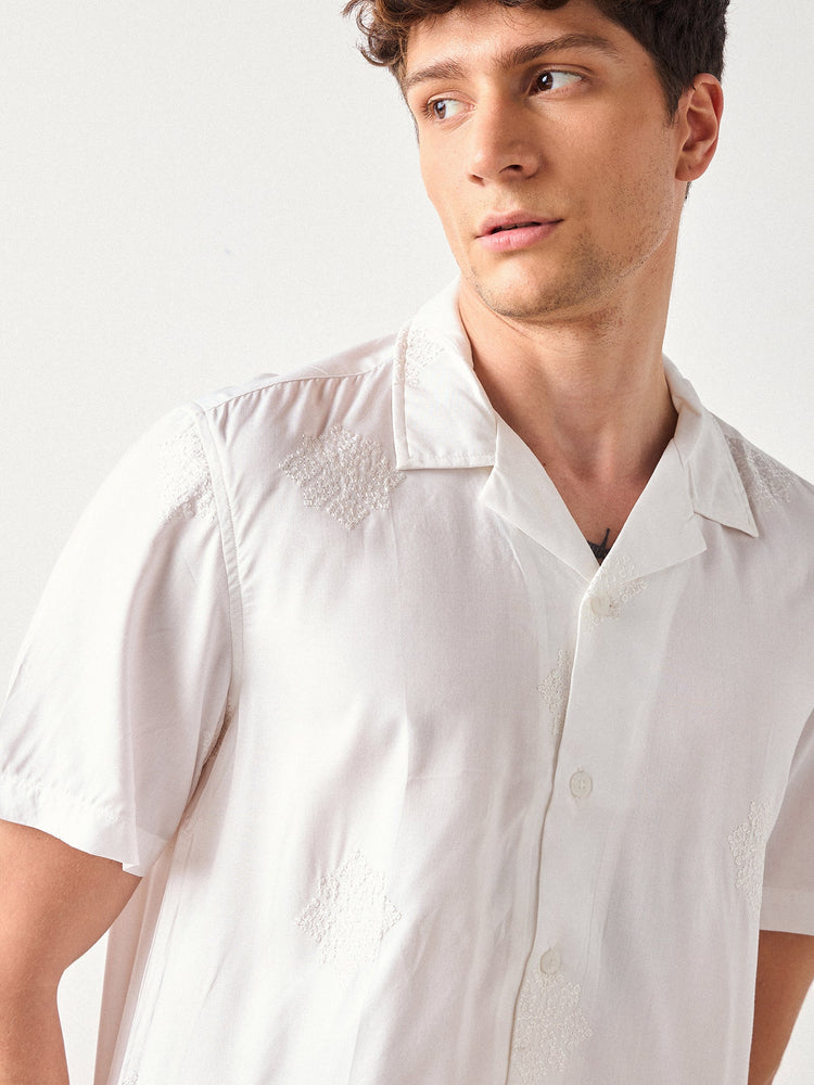 Relaxed Fit Embroidery Shirt