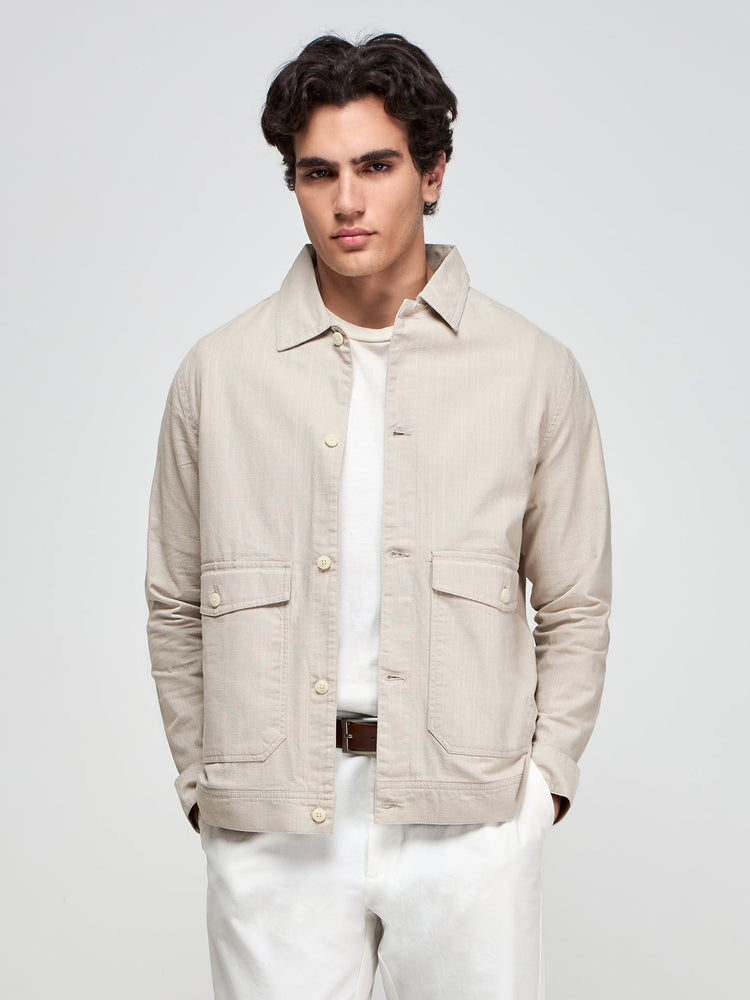 Slub Cotton Shacket