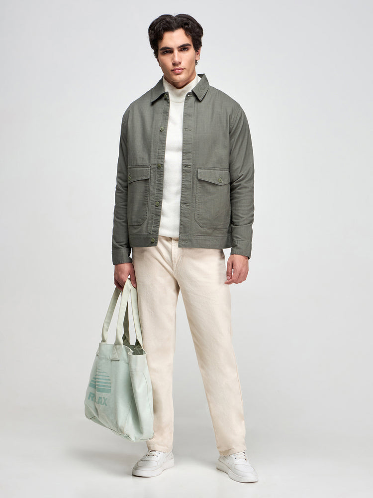 Slub Cotton Shacket