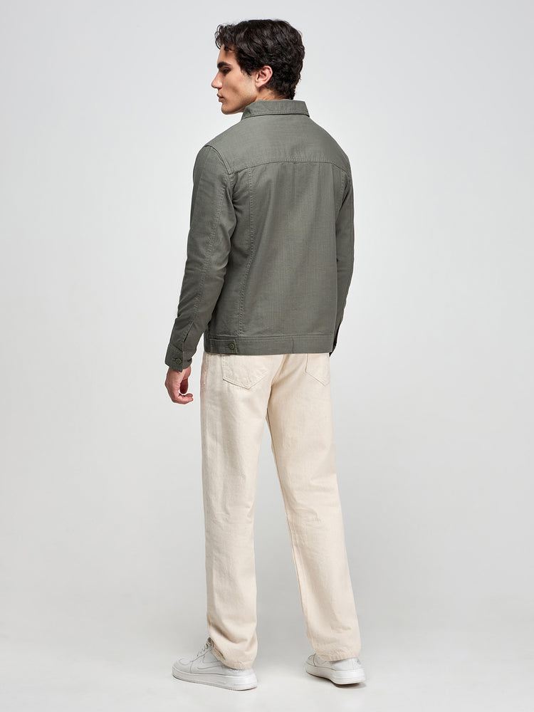 Slub Cotton Shacket
