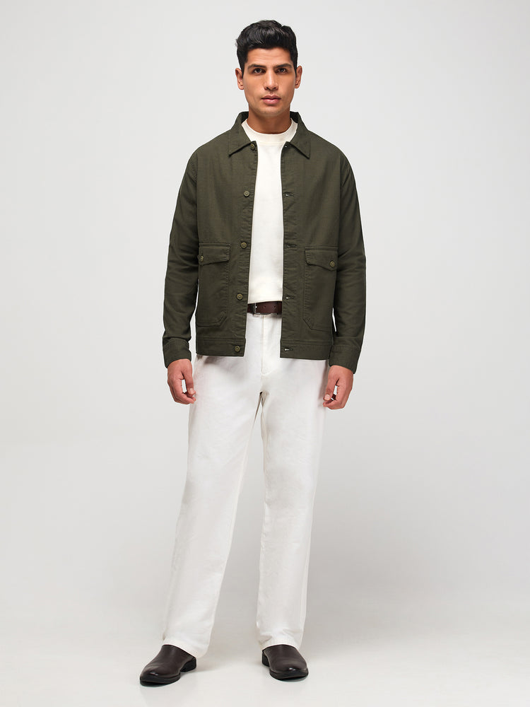 Slub Cotton Shacket
