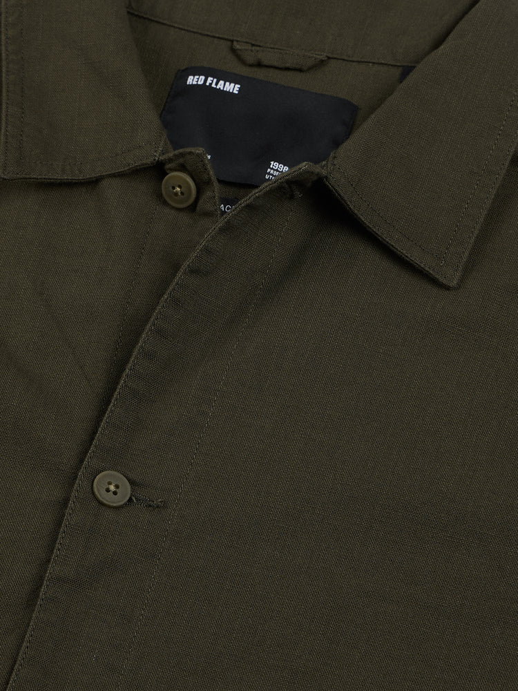 Slub Cotton Shacket