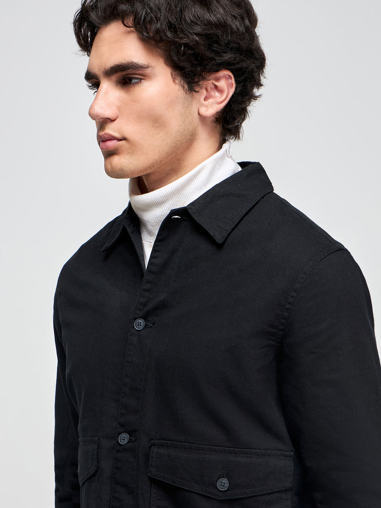 Slub Cotton Shacket