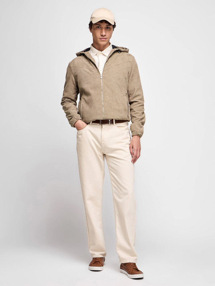 Corduroy Hooded Shacket