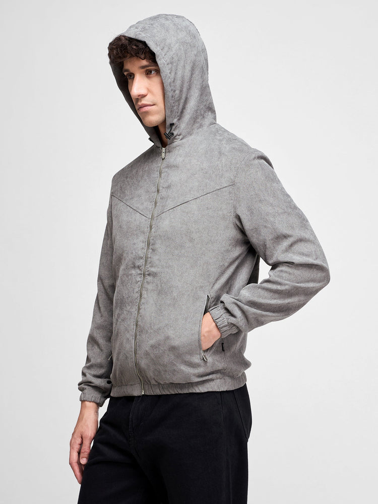 Corduroy Hooded Shacket