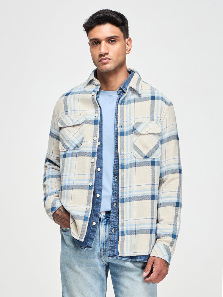 Checked Over Shirt
