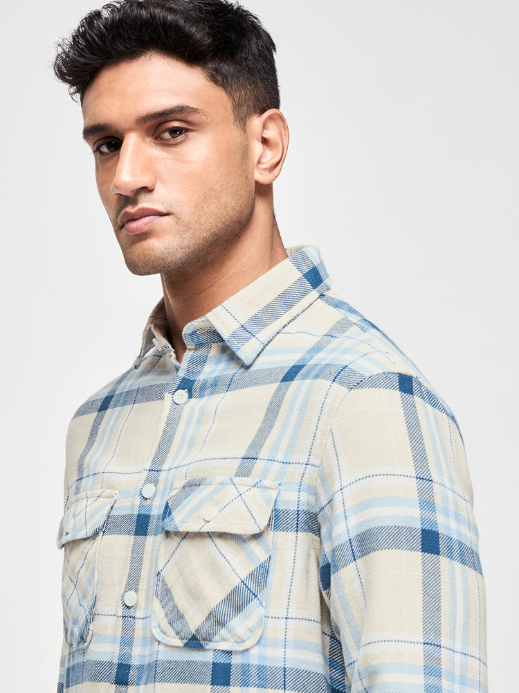 Checked Over Shirt