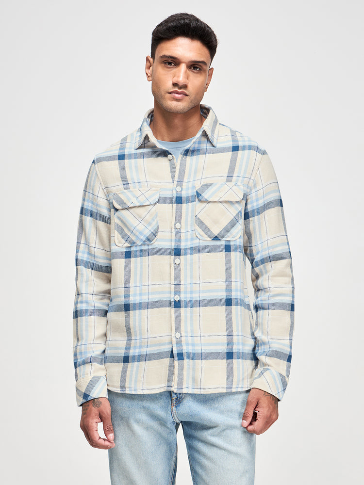 Checked Over Shirt