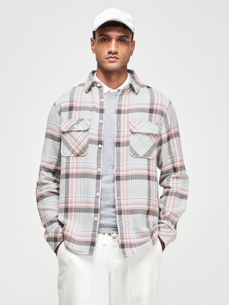 Checked Over Shirt