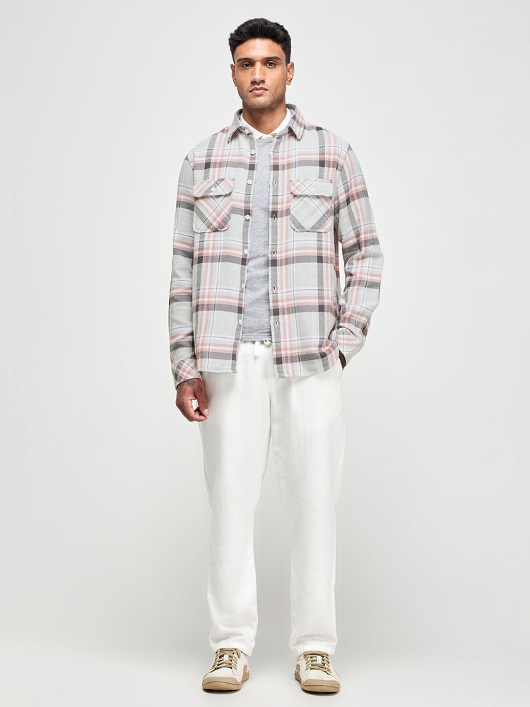 Checked Over Shirt