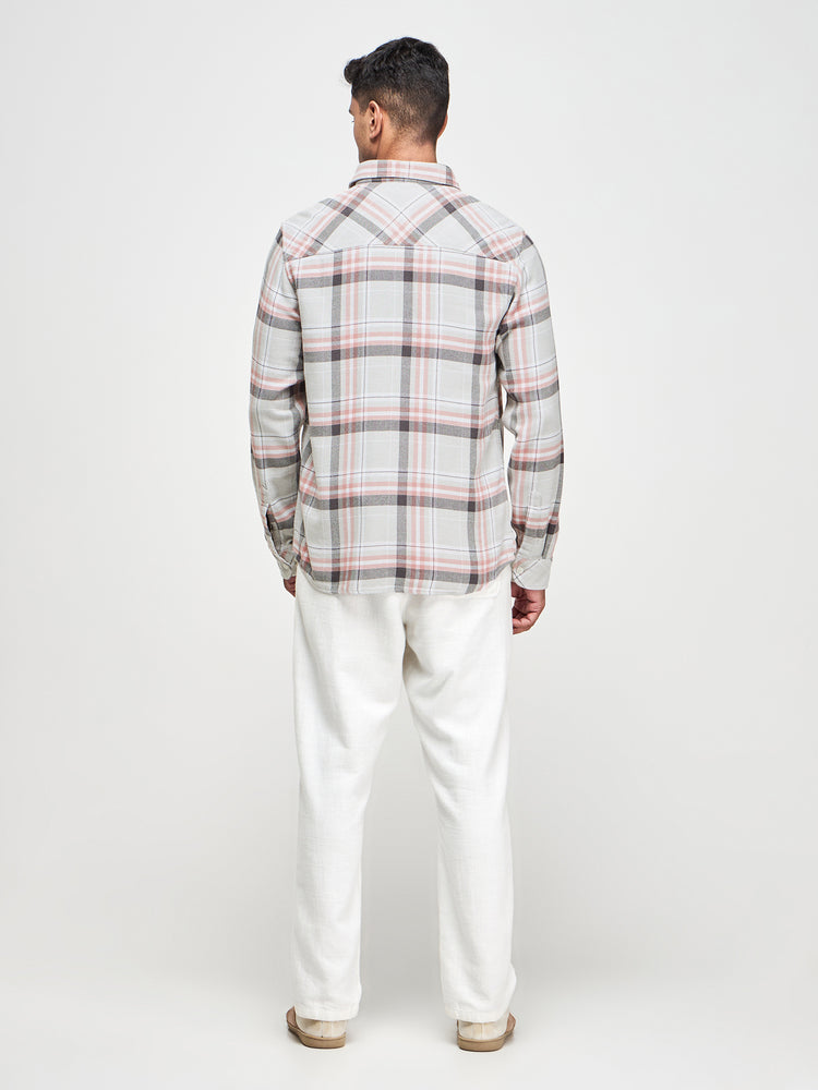 Checked Over Shirt