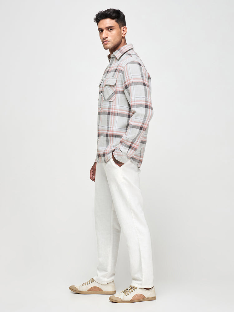 Checked Over Shirt