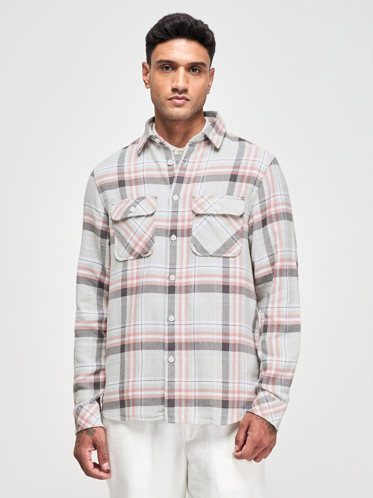 Checked Over Shirt