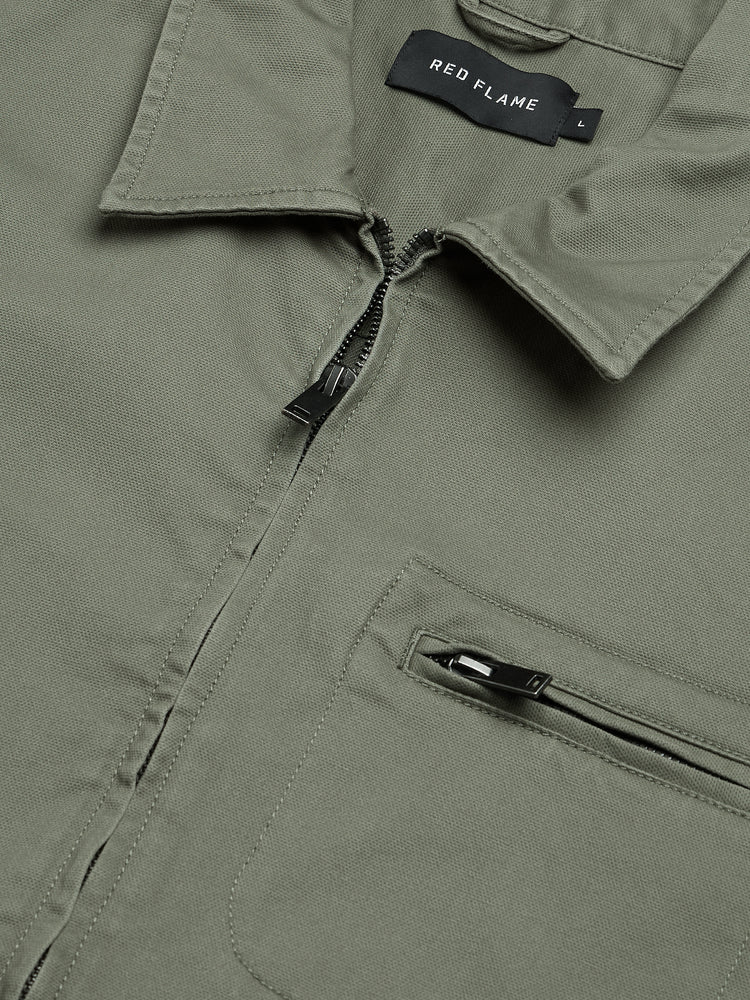 Washed Canvas Cotton Jacket